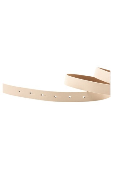 Sade Kare Tokalı Bej Kadın Kemeri