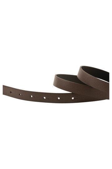 Sade Kare Tokalı Kahverengi Kadın Kemeri