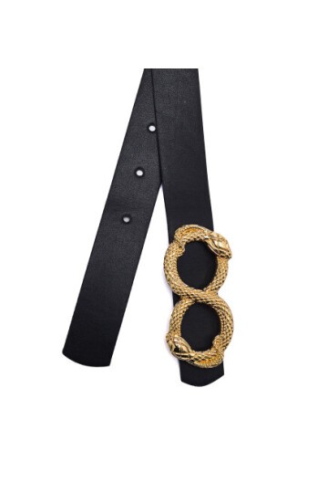 Yılan Desen Pimli Tokalı 2li Kadın Kemeri 20143