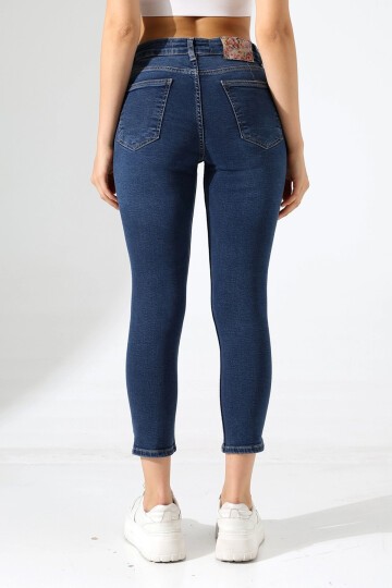 Yüksek Bel Skinny Jean Pantolon