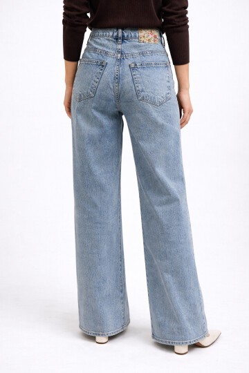 Yüksek Bel Wide Leg Kadın