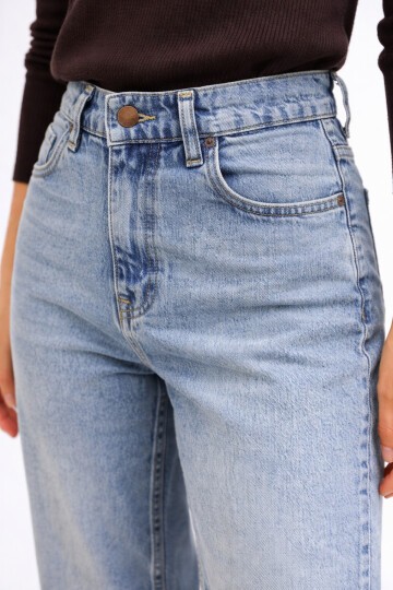 Yüksek Bel Wide Leg Kadın