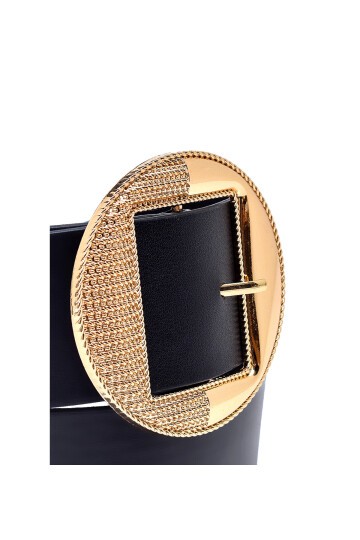 Yuvarlak Tokalı Kadın Kemeri, Ceket Kemeri, Elbise Kemeri, Gömlek Kemeri