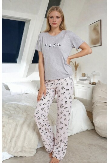 Kısa Kollu Konfor Pijama Takımı