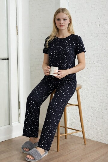 Kısa Kollu Konfor Pijama Takımı
