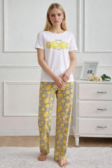 Kısa Kollu Konfor Pijama Takımı