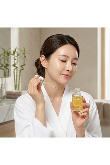 PRETTYSKIN 24K Gold Collagen Ampoule 50 ml | Altın ve Kolajen İçerikli Sıkılaştırıcı Yüz Serumu