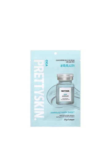 PRETTYSKIN Cica Ampoule Mask Sheet 23g | Cilt Yatıştırıcı Nemlendirici Kağıt Yüz Maskesi