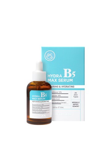 PRETTYSKIN Hydra B5 Max Serum 50 ml | Niacinamide %10 & Panthenol %10 Nemlendirici Leke Karşıtı Yüz Serumu