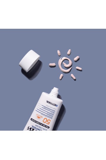 PRETTYSKIN Hydra Exosome B5 Oil Control Sun Cream SPF50+ PA++++ 50 ml | Karma Ciltler İçin Sebum Dengeleyici Güneş Kremi