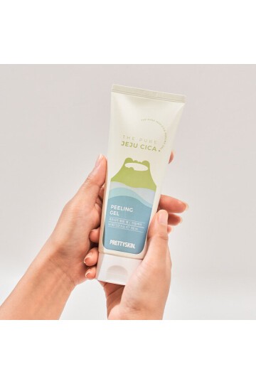 PRETTYSKIN Jeju Cica Peeling Gel – Hassas ve Yağlı Ciltler İçin Yatıştırıcı Peeling 150ml