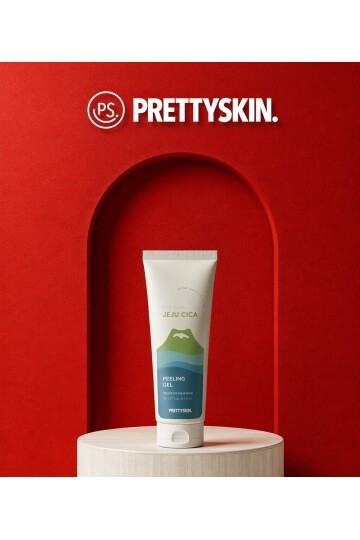 PRETTYSKIN Jeju Cica Peeling Gel – Hassas ve Yağlı Ciltler İçin Yatıştırıcı Peeling 150ml