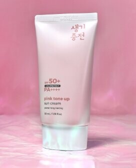 PRETTYSKIN Pink Tone Up Sun Cream SPF50+ PA++++ 50 ml | Pembe Tone Up Etkili Aydınlatıcı Güneş Kremi