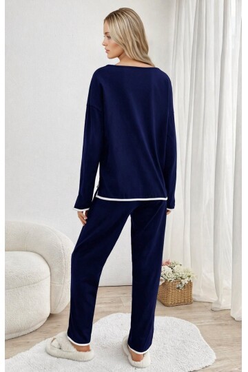 Relax Fit Süprem  Pijama Takım Lacivert